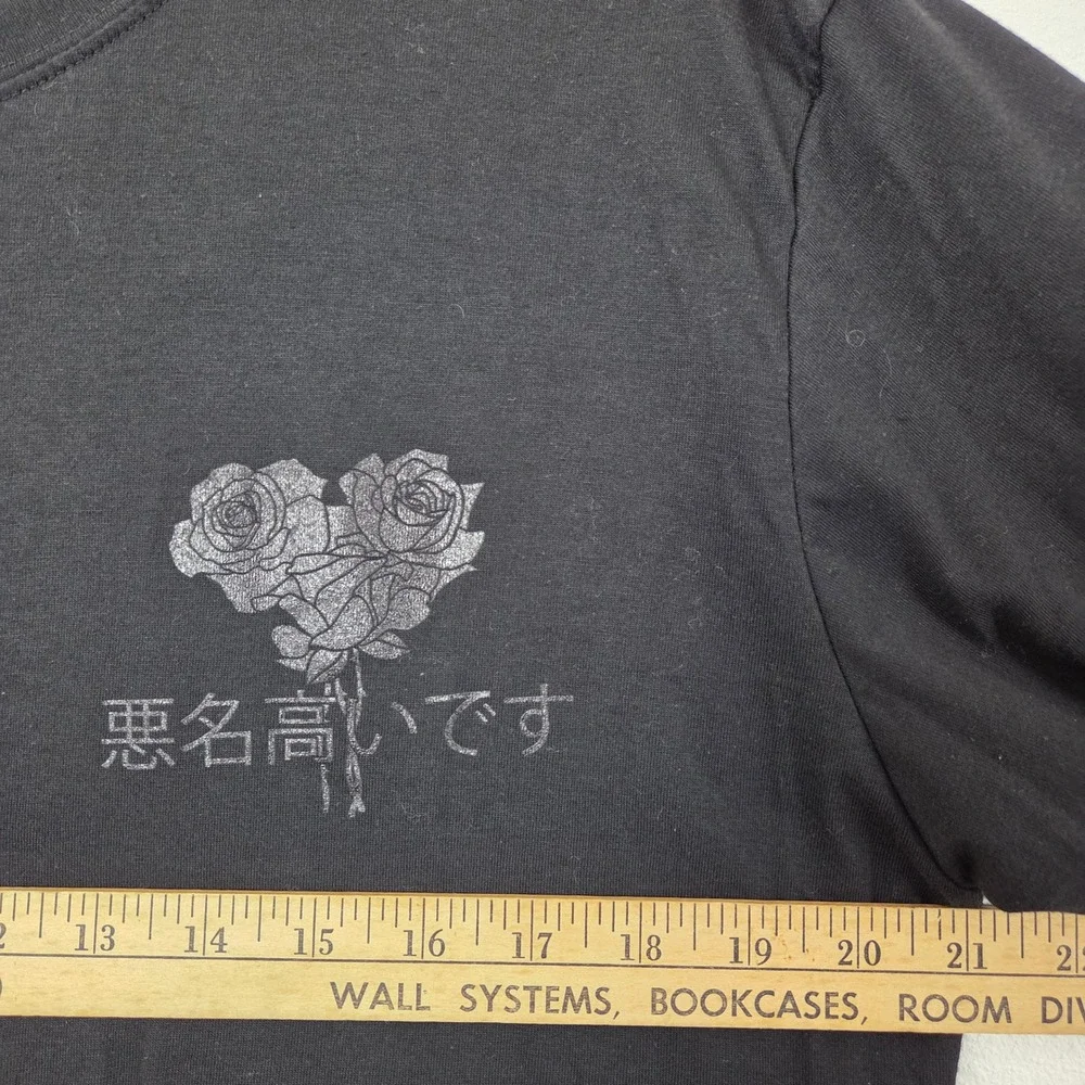 Fresh Laundry Mens Large Black Dont Kill My Vibe‎ Graphic Long Sleeve T-Shirt